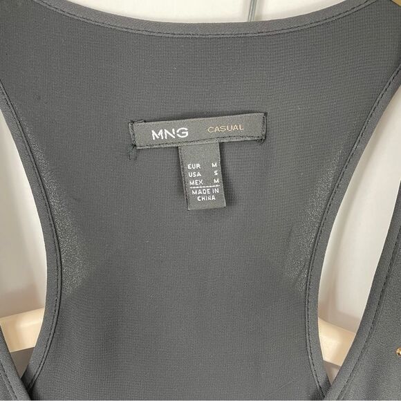 MNG charcoal gray pleated Small - Picture 3 of 7